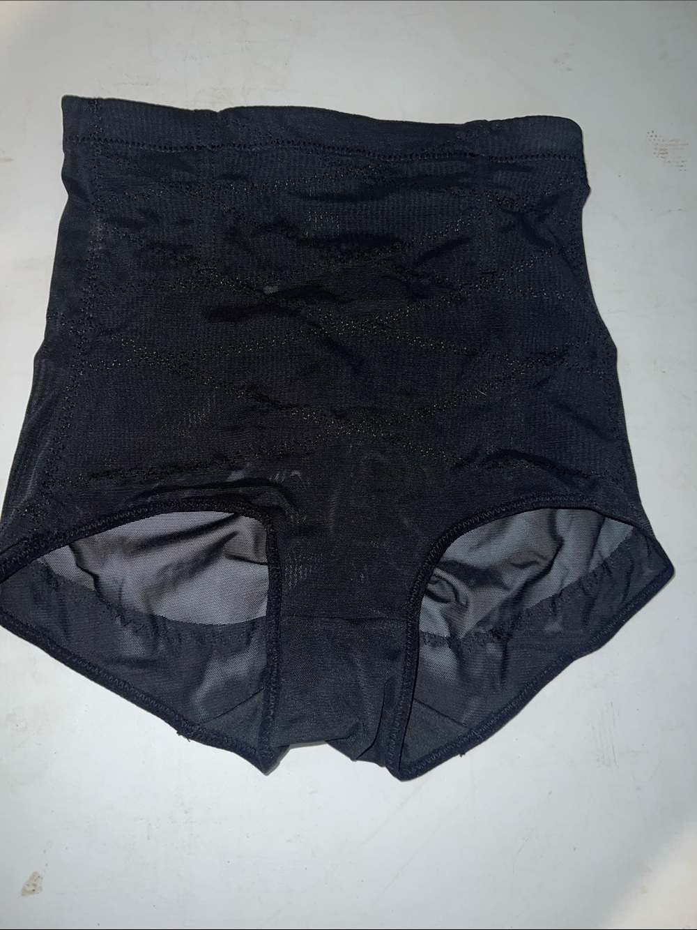 High-Waist Black Shapewear Briefs - Smooth Control